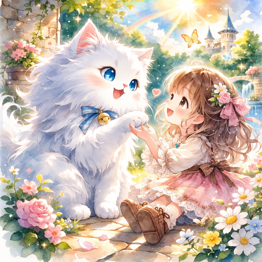 猫さんと女の子 | の人気AIイラスト・グラビア