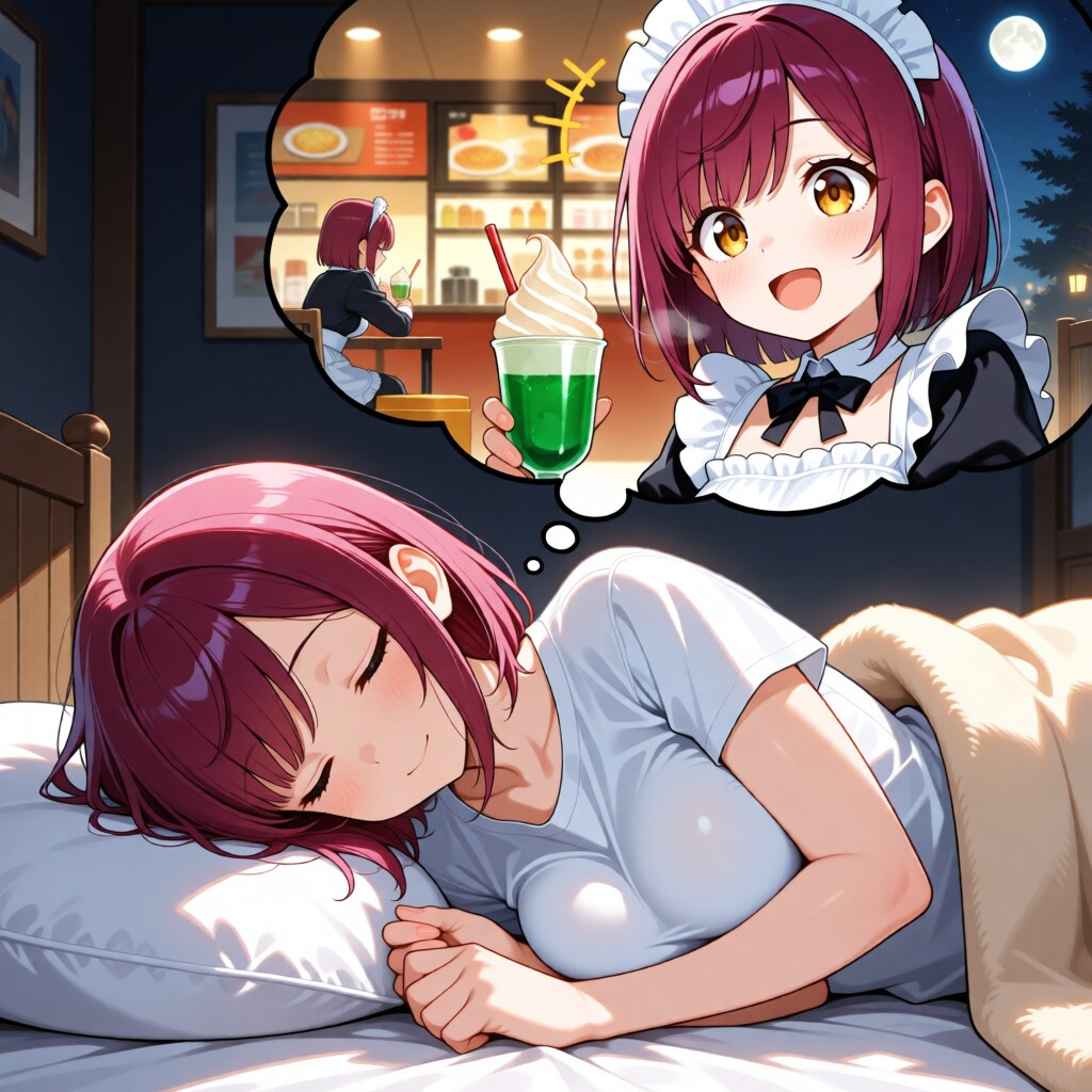 おやすみなさい（挨拶メイドの芽衣ちゃん）