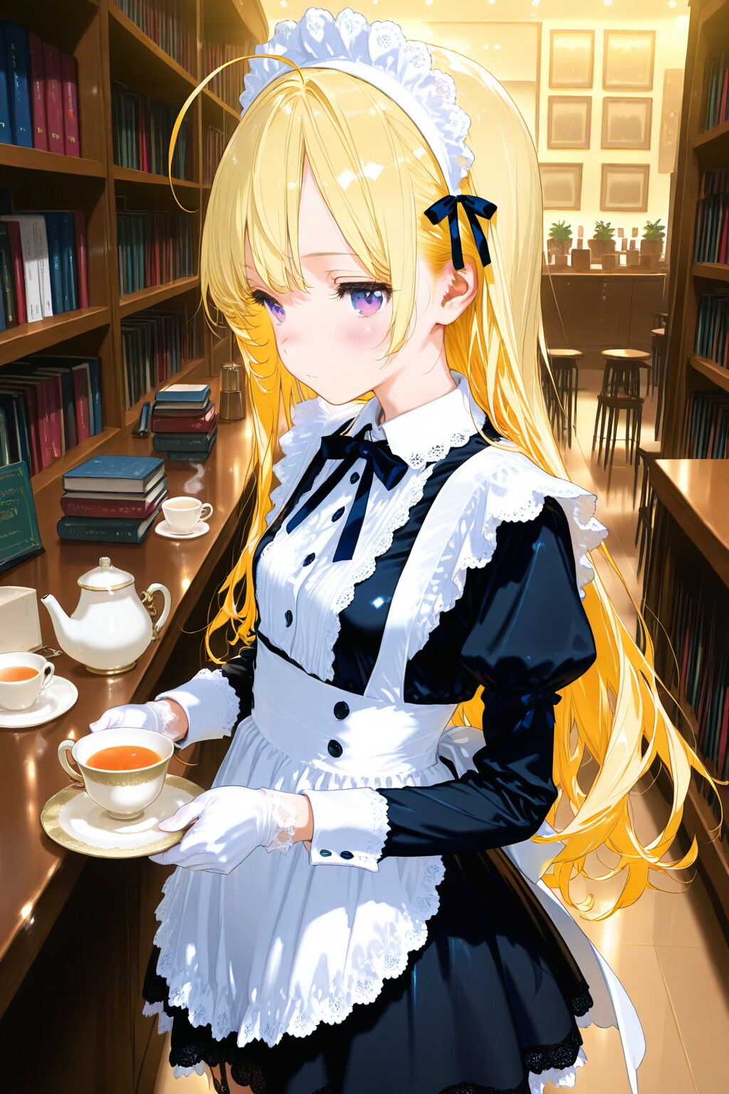 紅茶の美味しい本屋さん | の人気AIイラスト・グラビア