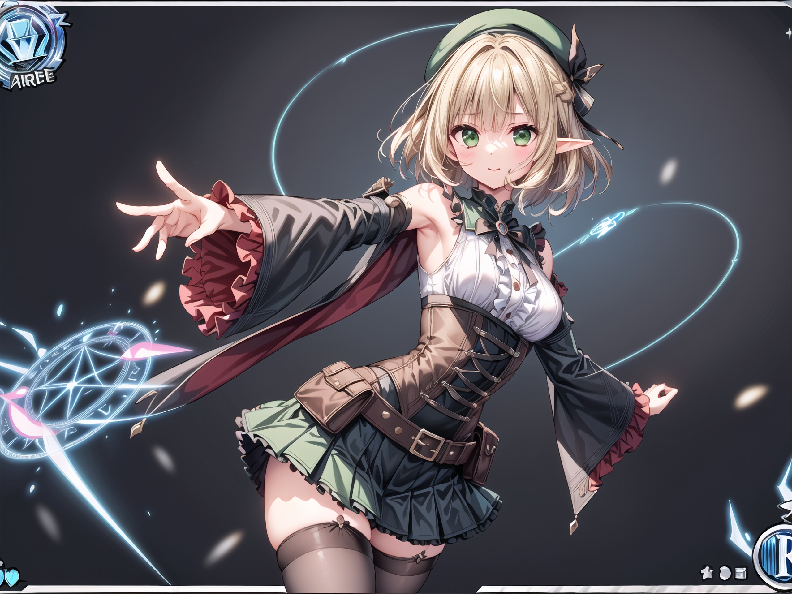 3月お礼・続トレカ風エルフちゃん