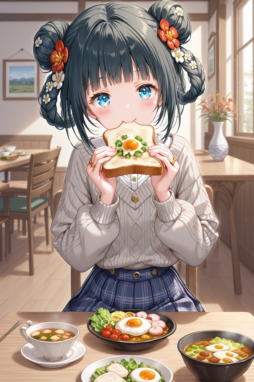 おだんごちゃん🍡✨と朝ごはん🍚✨　11/10