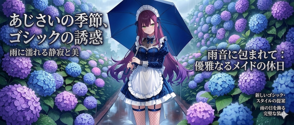 LILACちゃん(gothic blue maid)