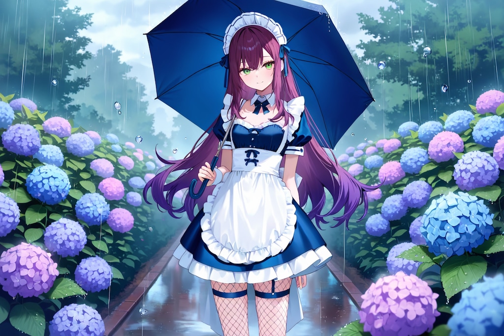 LILACちゃん(gothic blue maid)