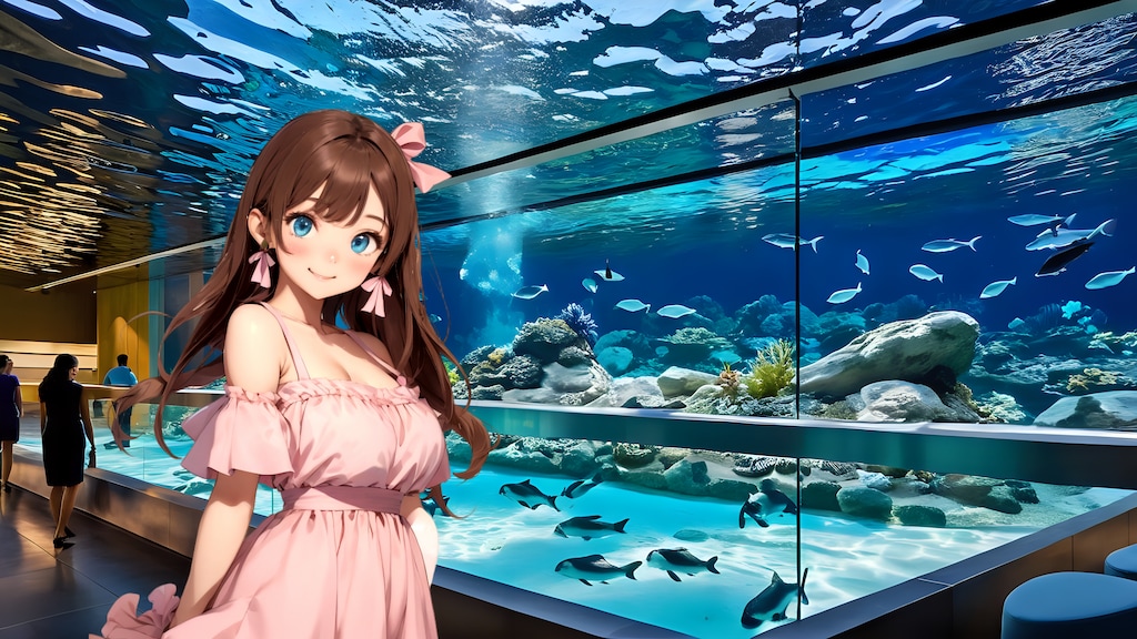 海よりも透明な (FullHD 壁紙15 BD071)