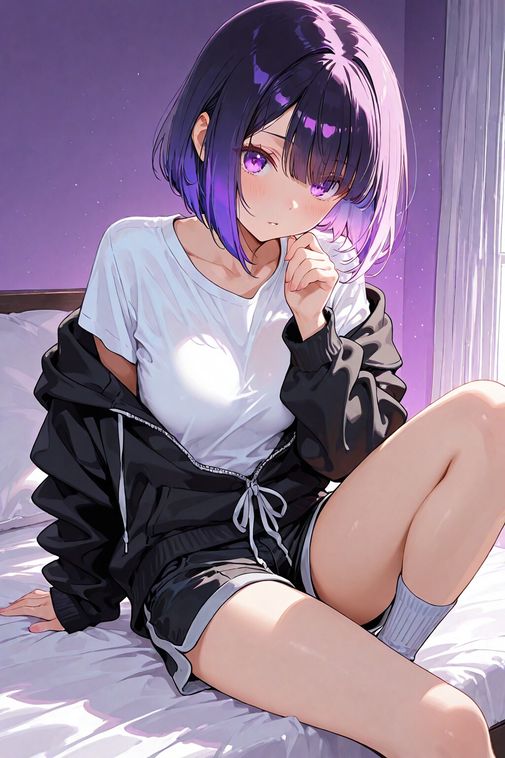 紫色が似合う女の子、BONSAIバージョン
