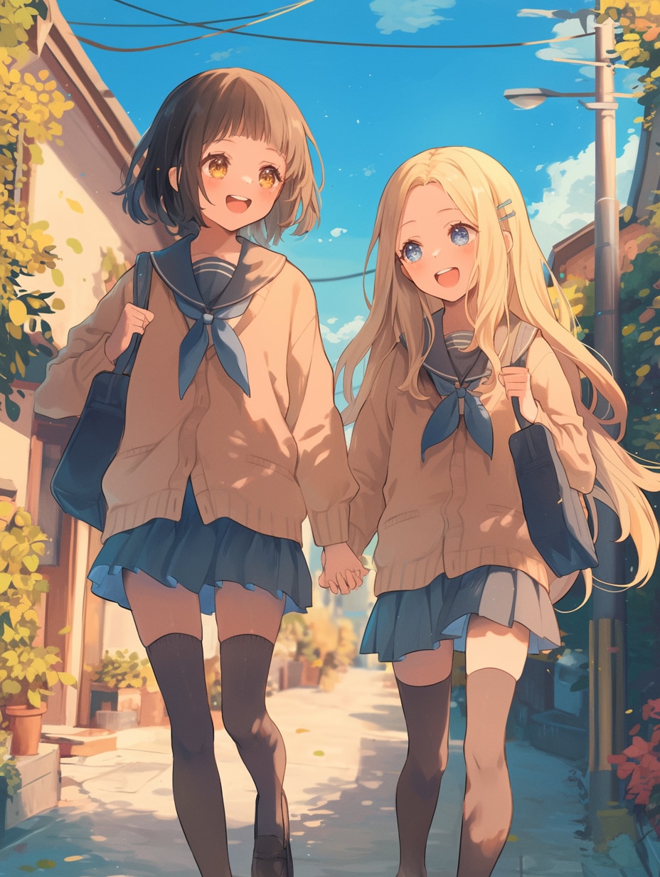 キスしたい二人のJK201