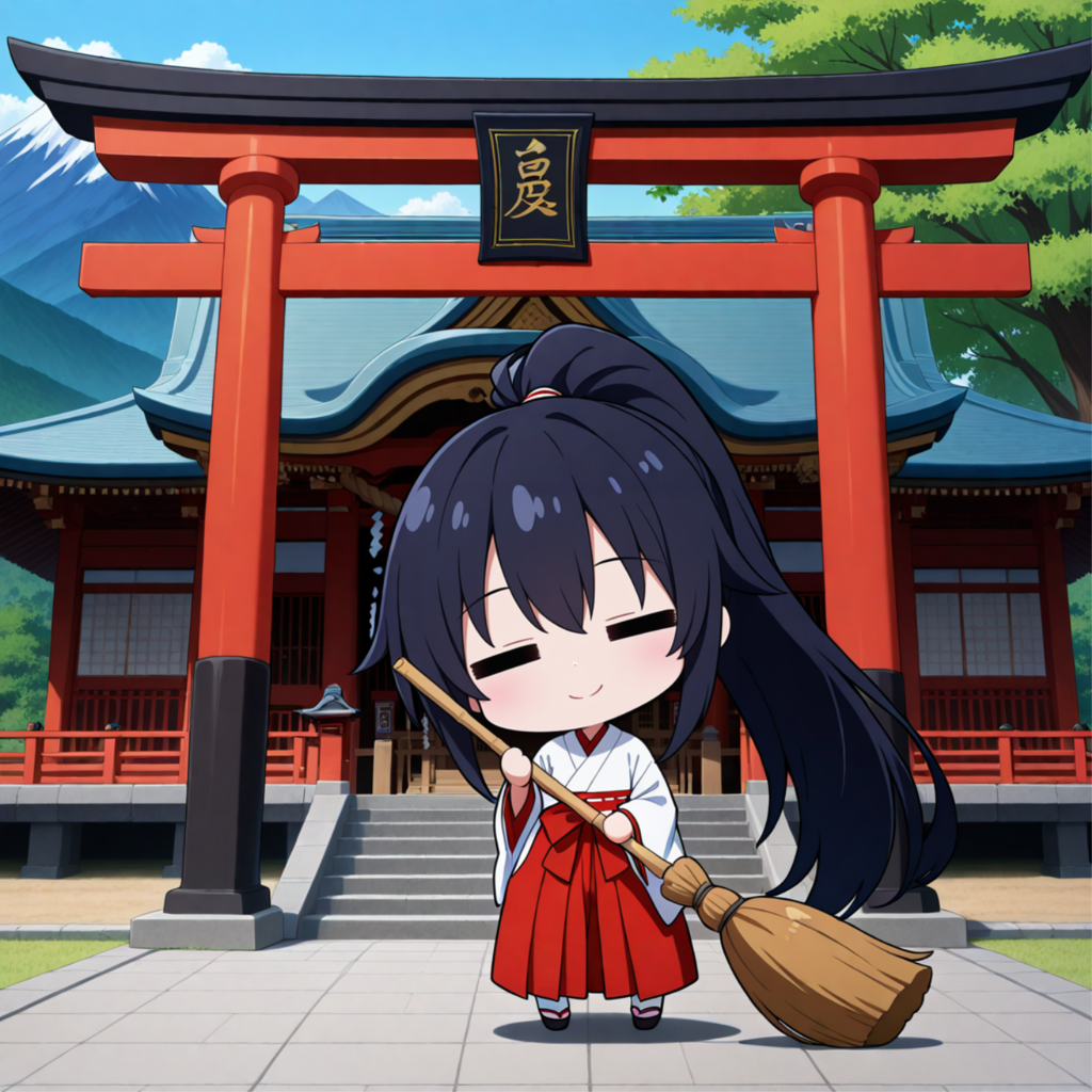 お参りですか～？