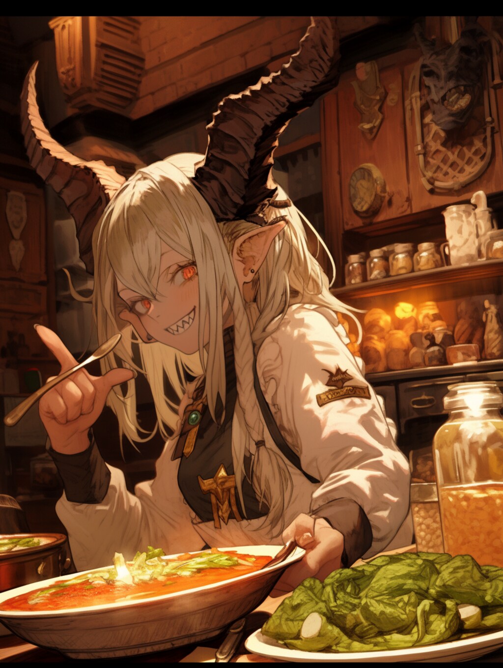 アタシって強くて美して料理も出来る、完璧ね！