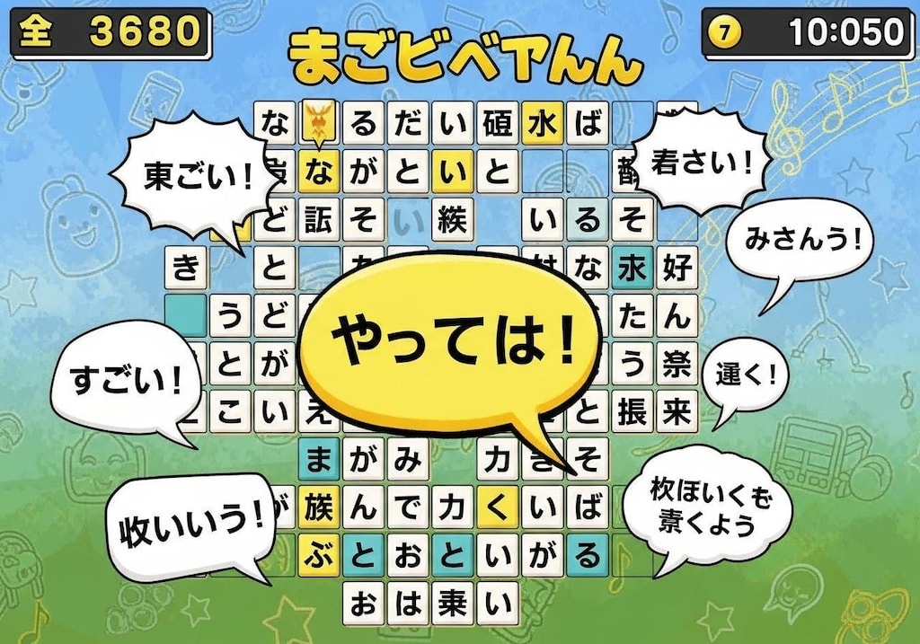 今日はもじぴったんで喋らせてみた