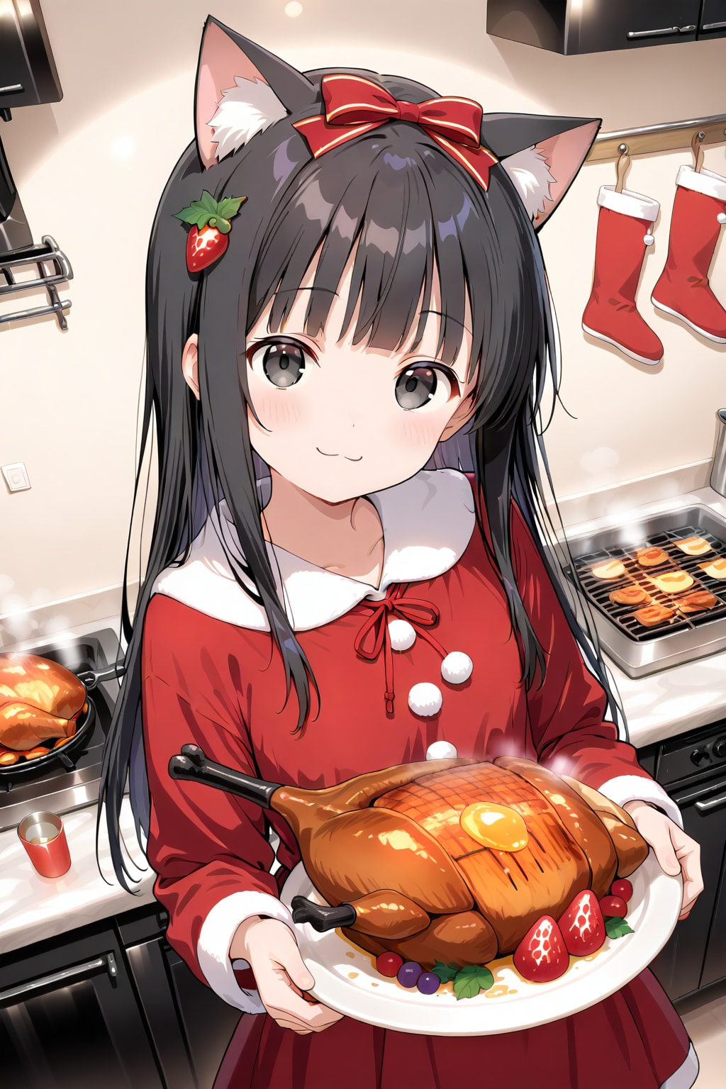 ネコ娘のクロちゃん🐈‍⬛✨８