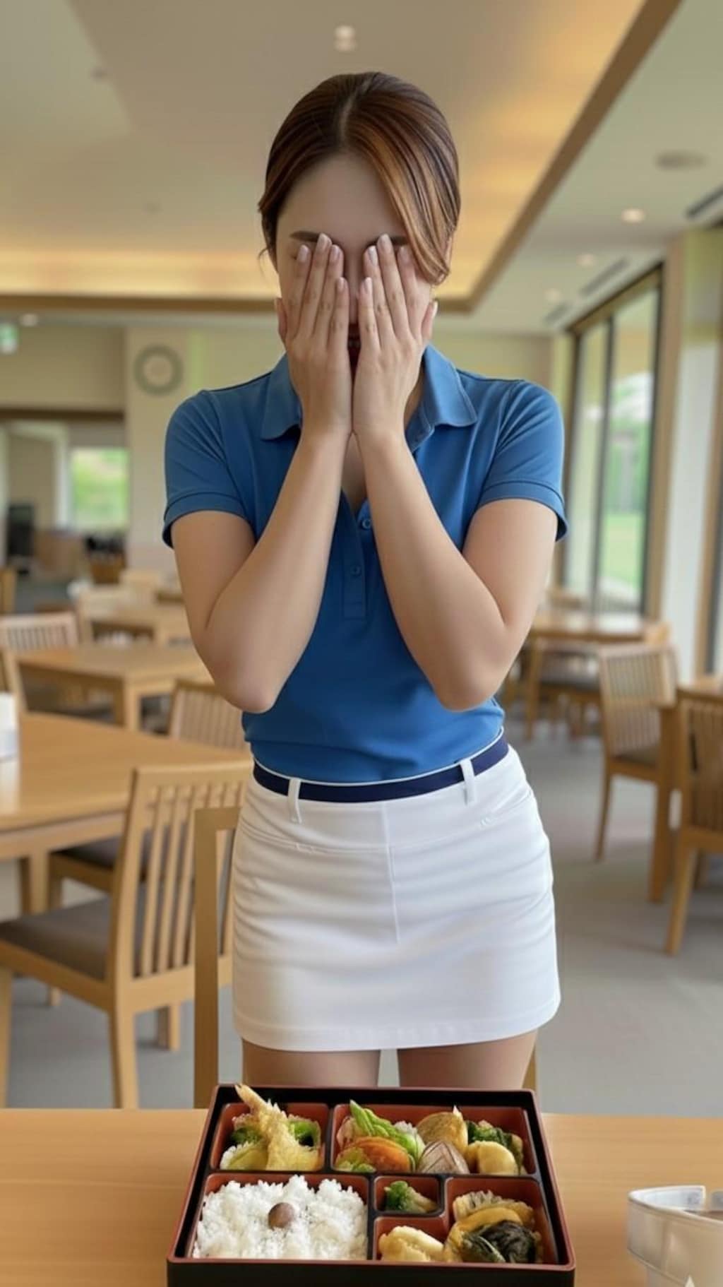 女子プロゴルファーとお弁当