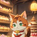 ウェディング猫ケーキ 7枚目