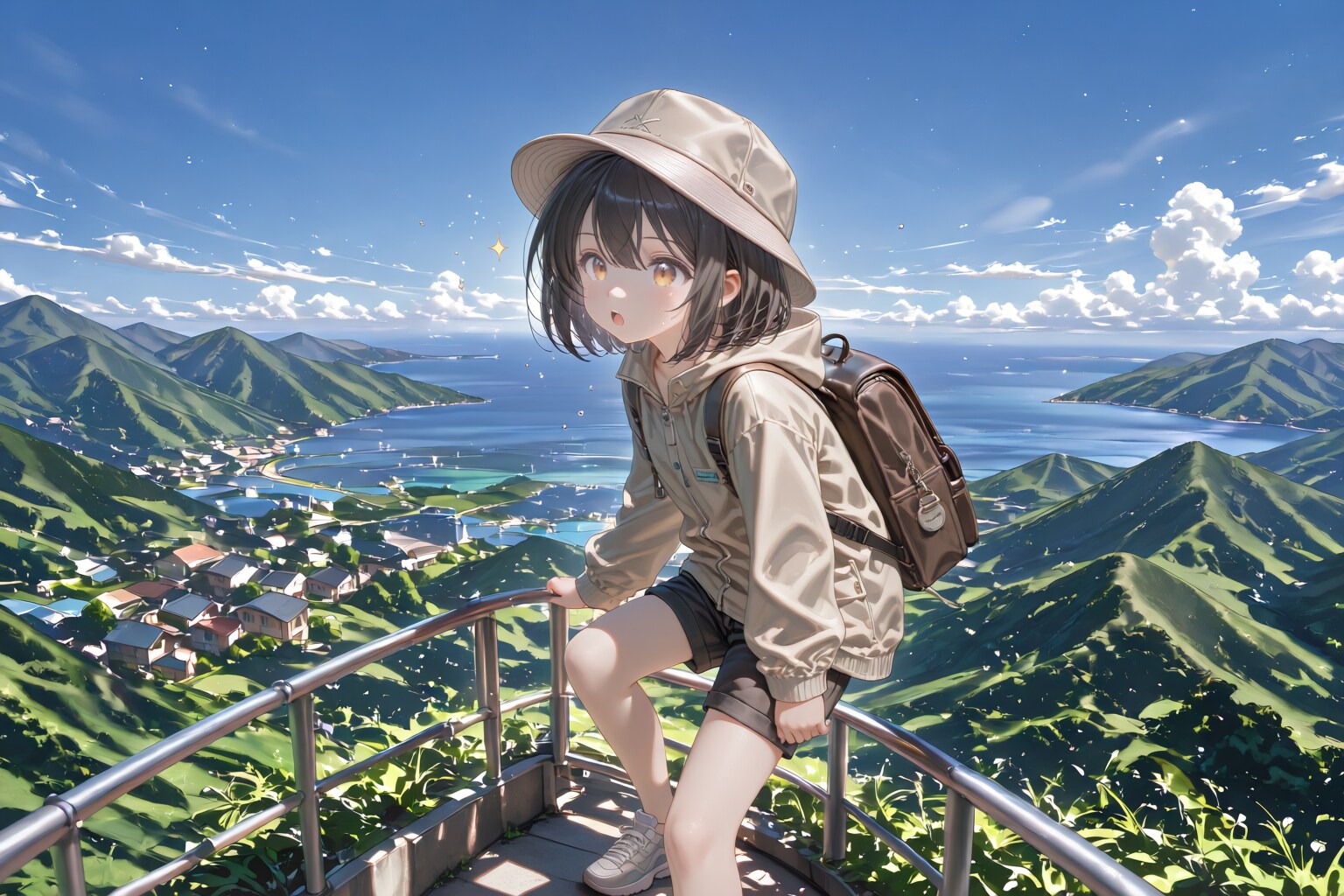 冒険家の日にだいぼうけんをするおんなのこ | の人気AIイラスト・グラビア
