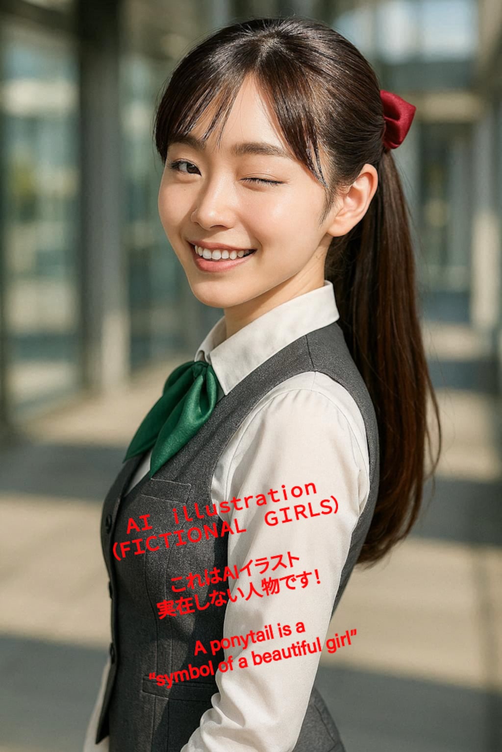 ポニーテール美少女……“初めてのバッサリ”から数年後