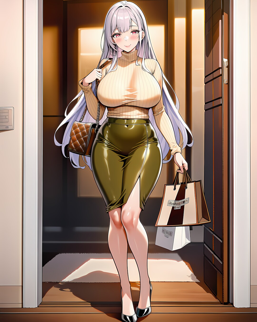 🖤ただいま。玄関で迎えるハンサムな色気✨