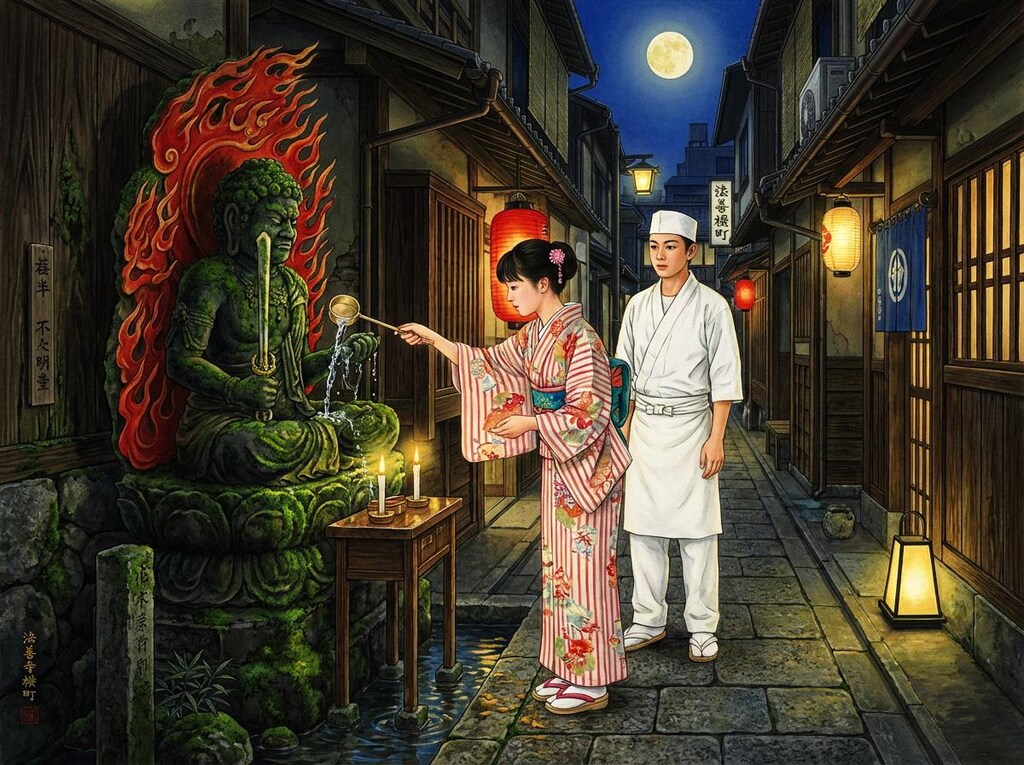 月の法善寺横町