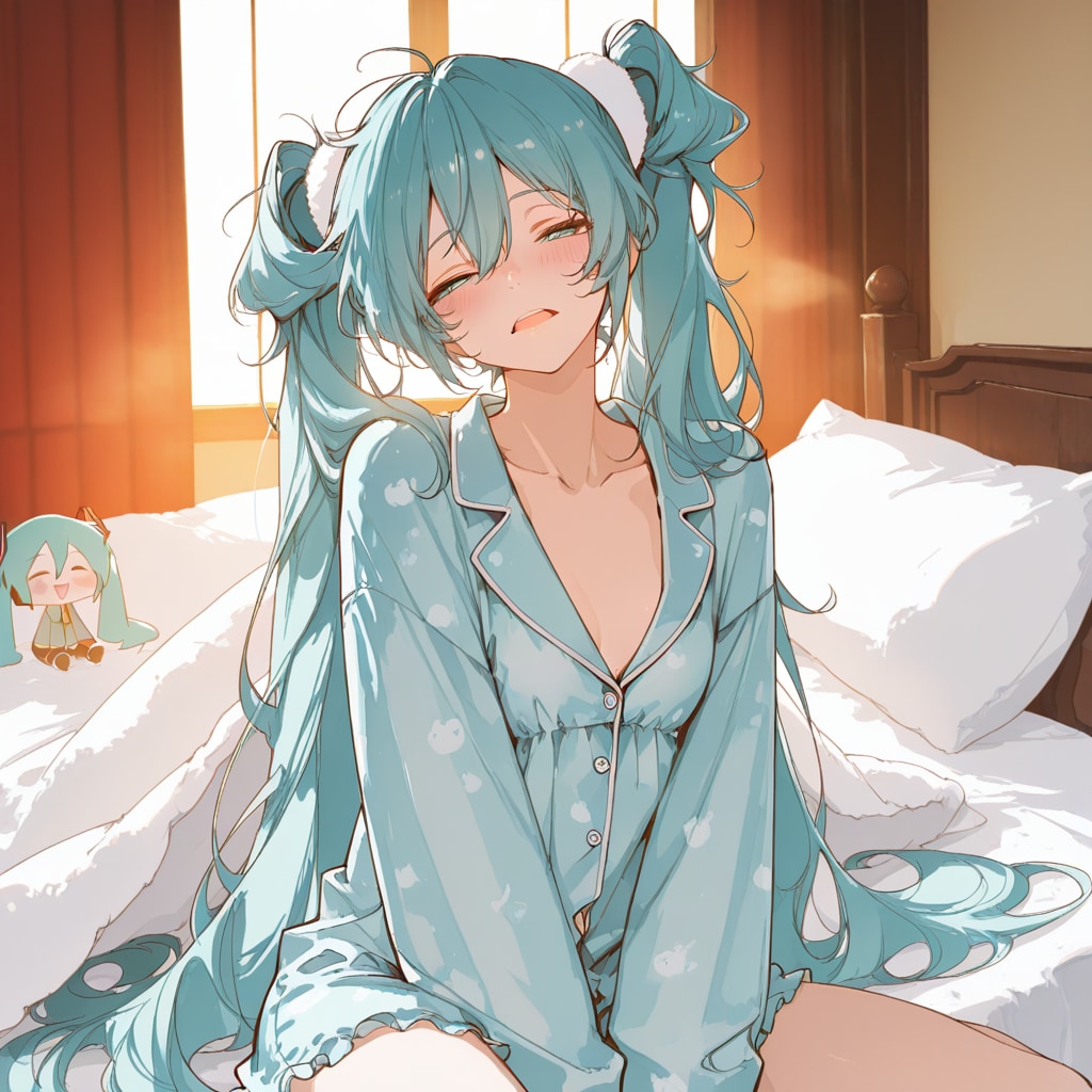 寝起きのミクさん APRICOT