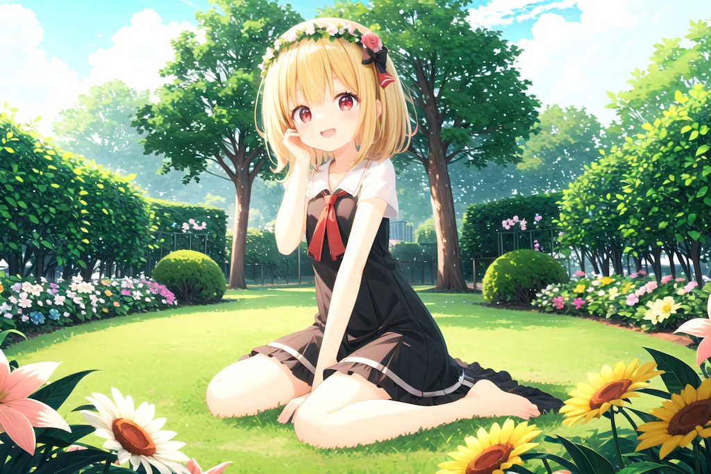 お花畑なのかー