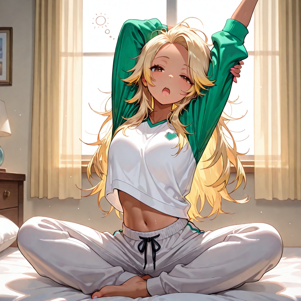 寝起き
