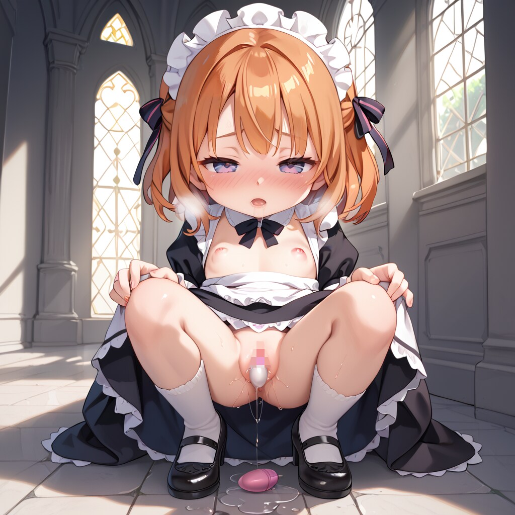 自分で仕事を増やすメイドさん（アニメバージョン）☺