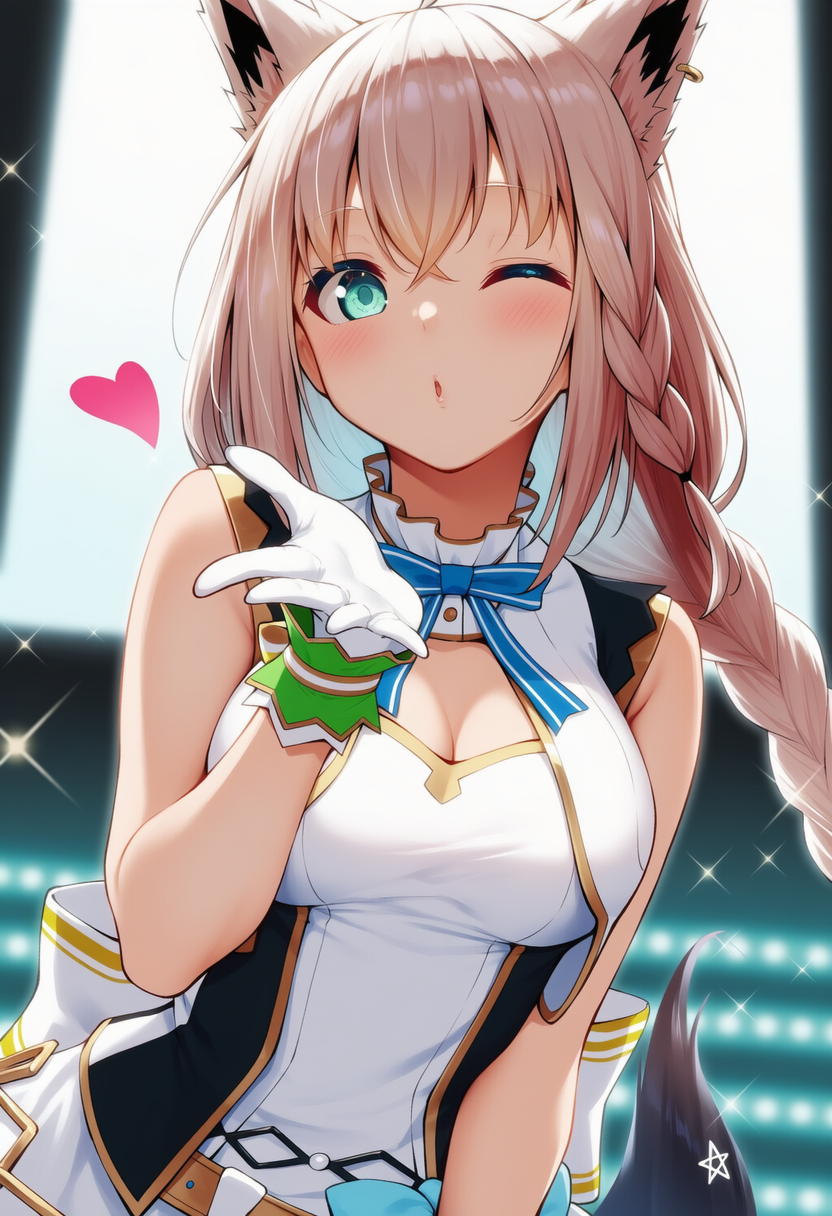 っちゅ♡（白上フブキ） | の人気AIイラスト・グラビア