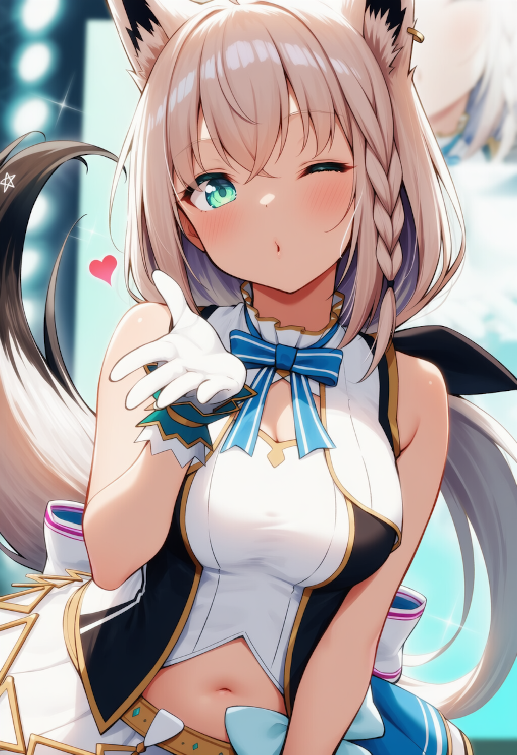 っちゅ♡（白上フブキ）