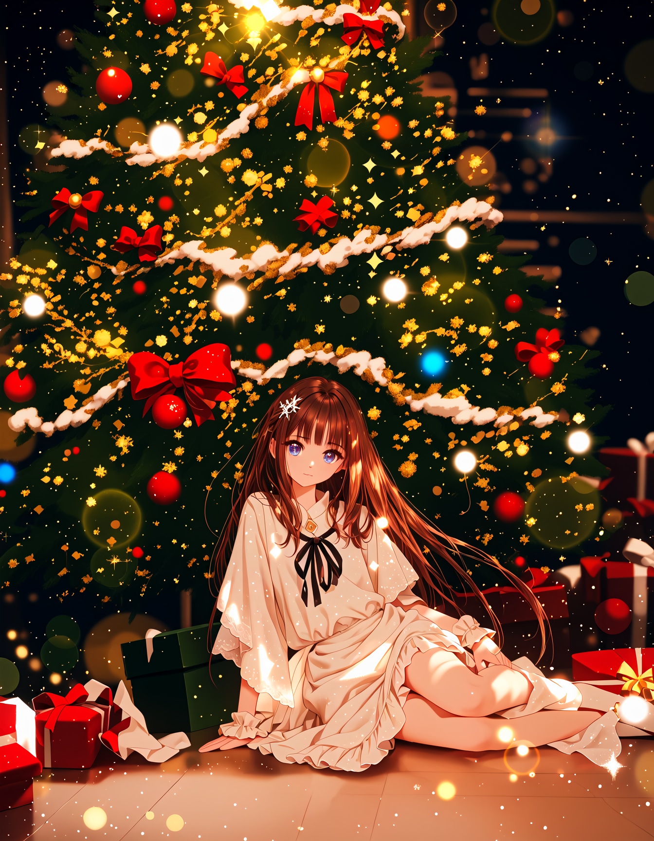 ツリー+少女 | の人気AIイラスト・グラビア