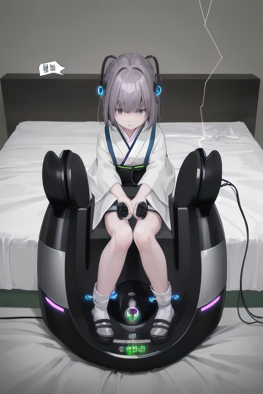 V4Bさんで喋る電動マッサージ機 | の人気AIイラスト・グラビア