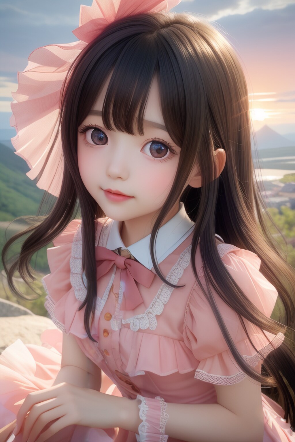 夕暮れピンク姫