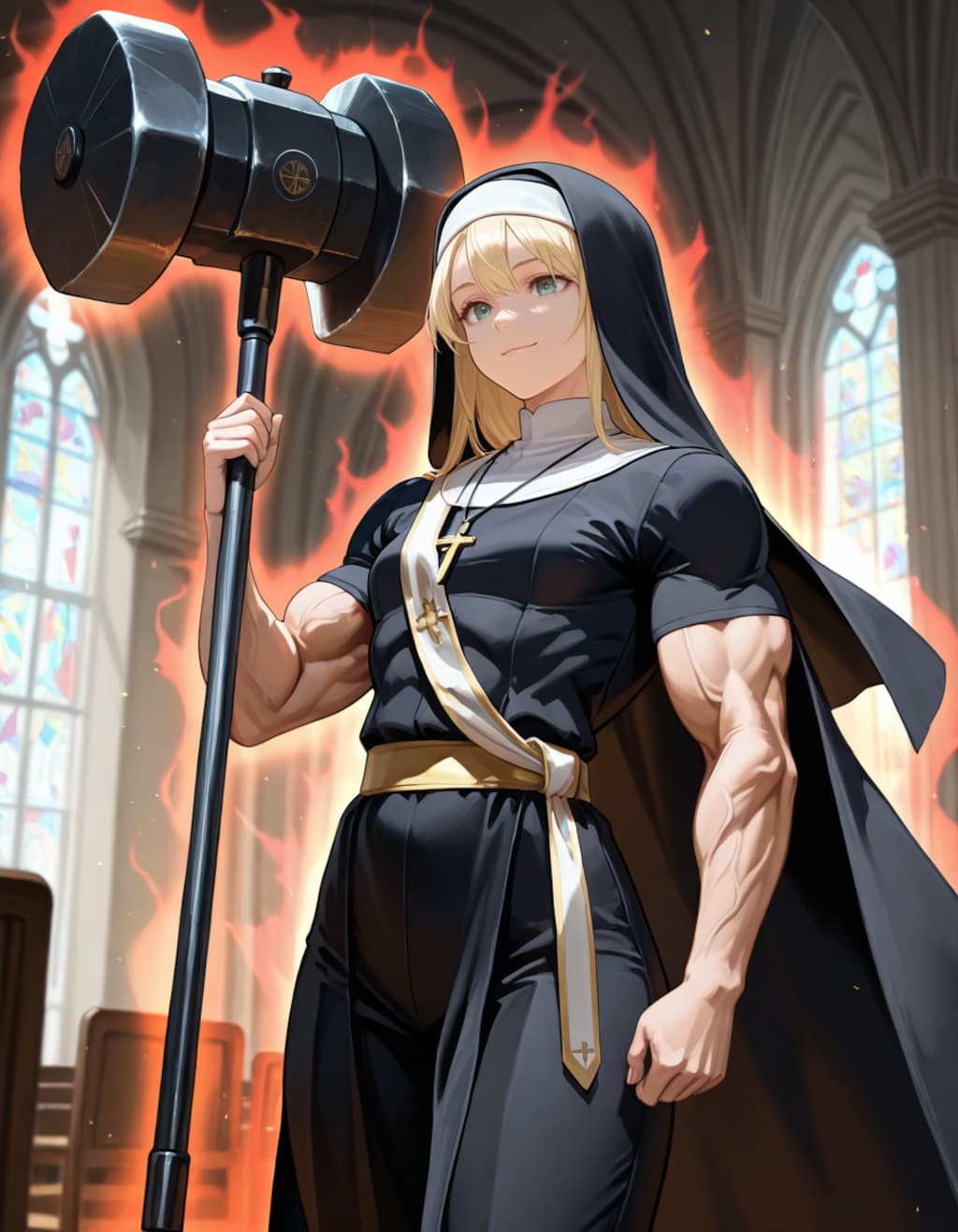 破魔ハンマーシスターさん