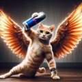 エナジードリンクを飲む猫 11枚目