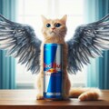エナジードリンクを飲む猫 5枚目