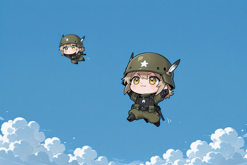 飛んでる兵（屯田兵