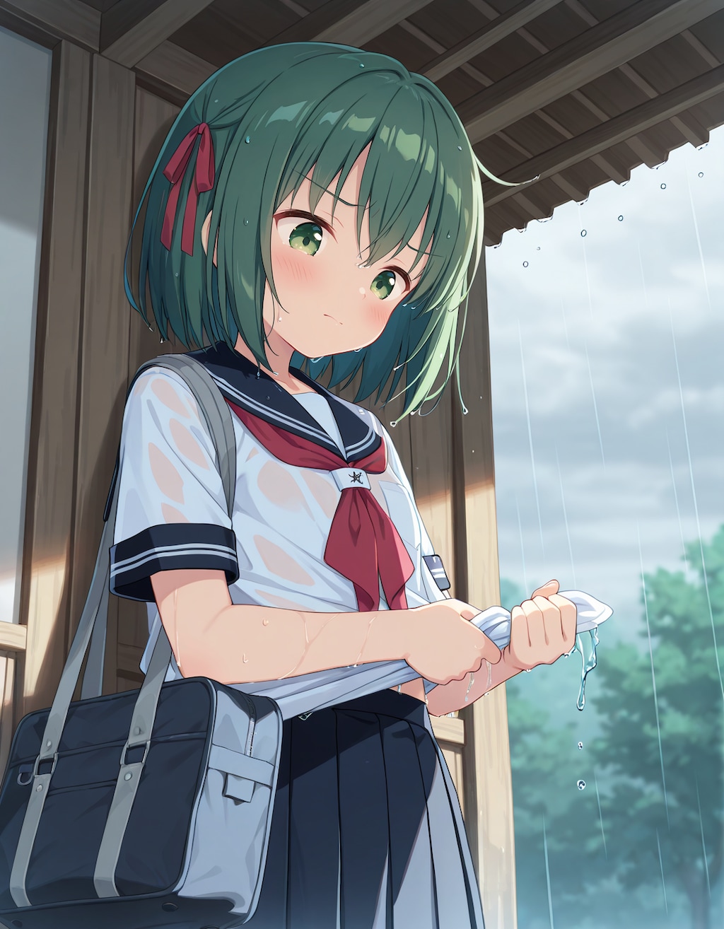 雨宿り