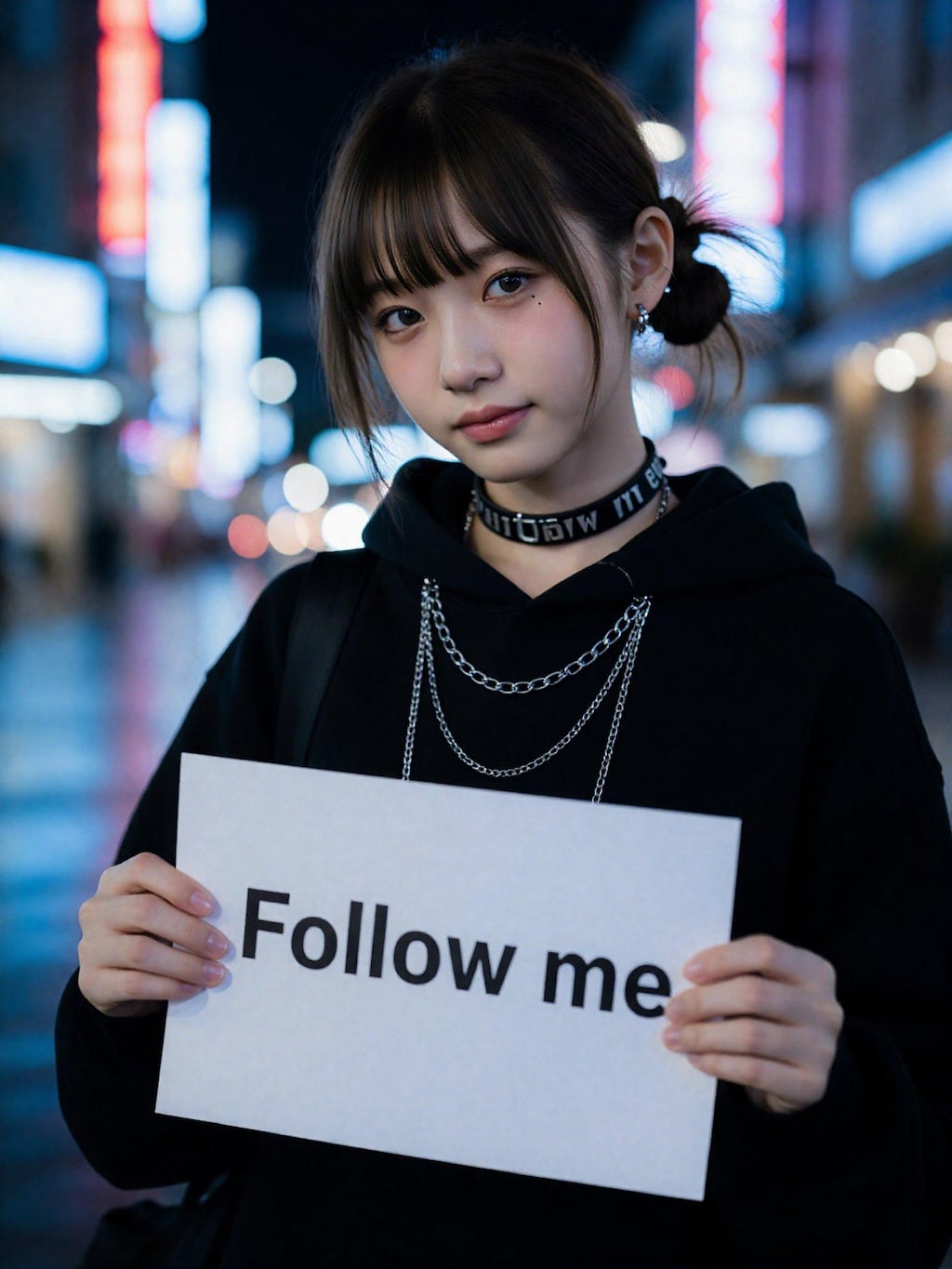 フォローおねだりガール