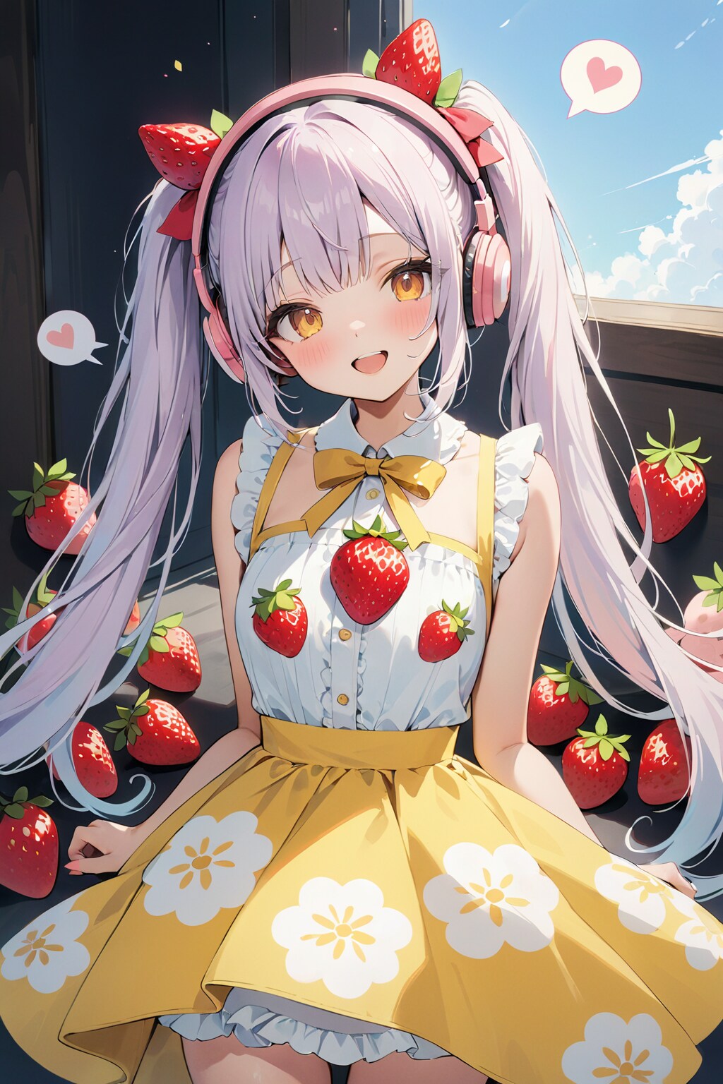 イチゴヘッドフォン失敗 | の人気AIイラスト・グラビア