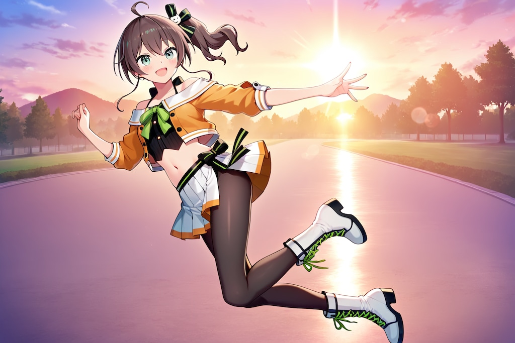 スキップ失敗して倒れる瞬間