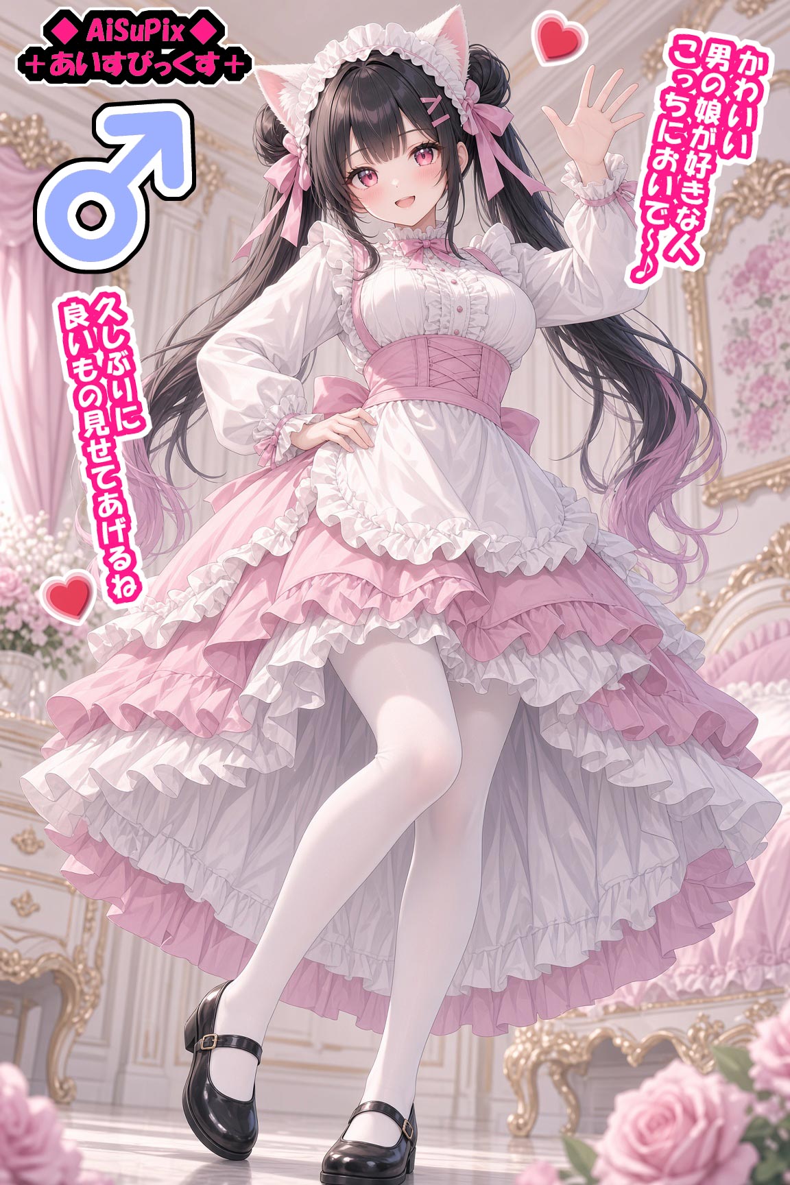 💙AiSuPix／かわいいロリィタ男の娘💙 | の人気AIイラスト・グラビア