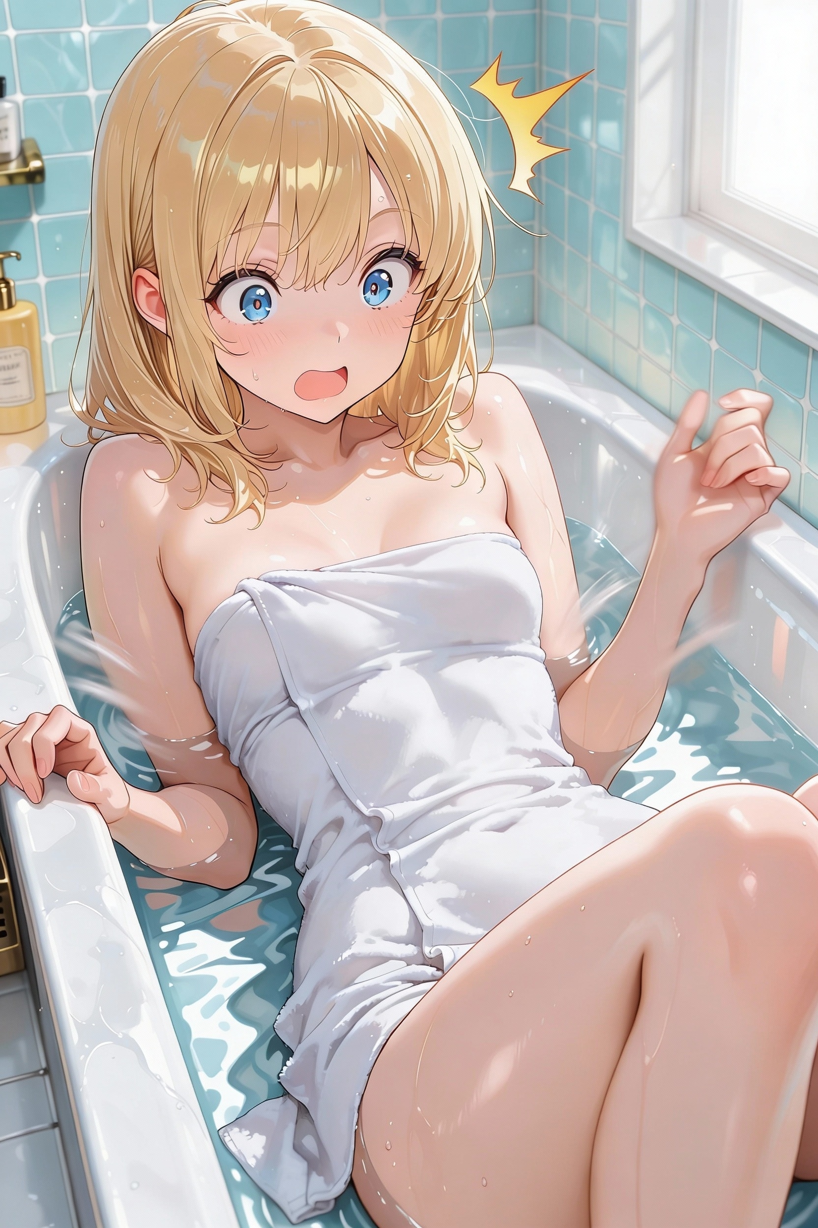 お湯かと思ったら水だった