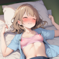 自分で挟んで気持ち良くなっている女の子 2枚目