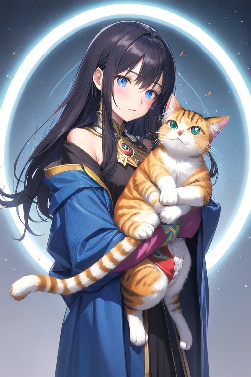 猫と魔法使い | の人気AIイラスト・グラビア