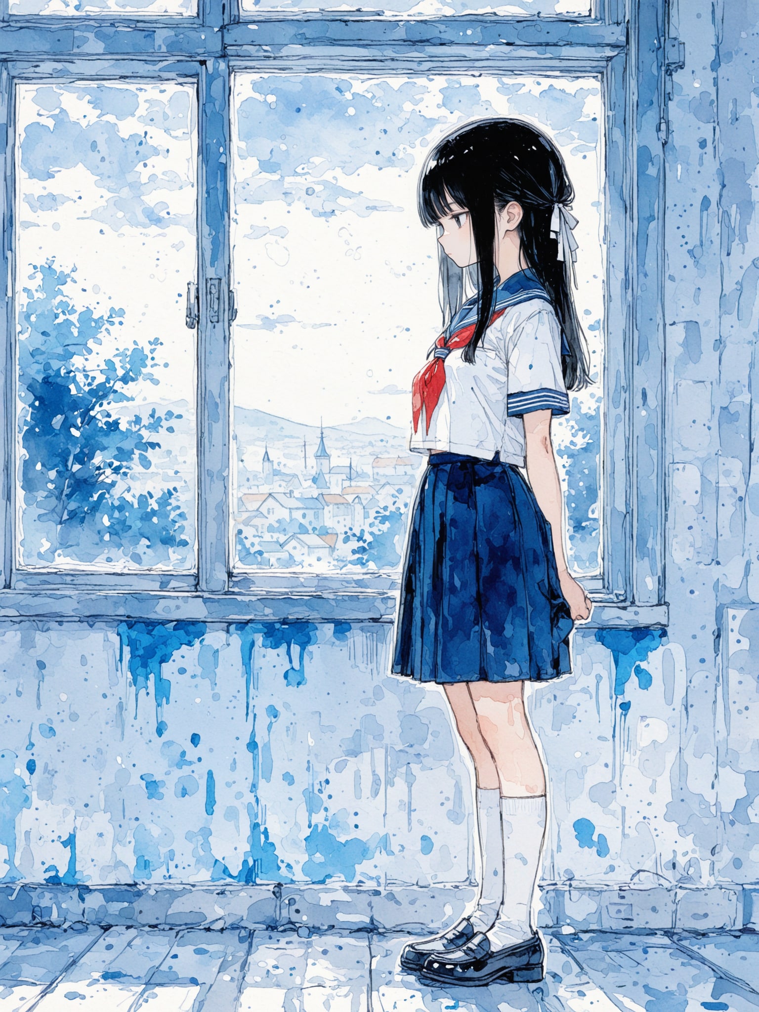アンニュイ | の人気AIイラスト・グラビア