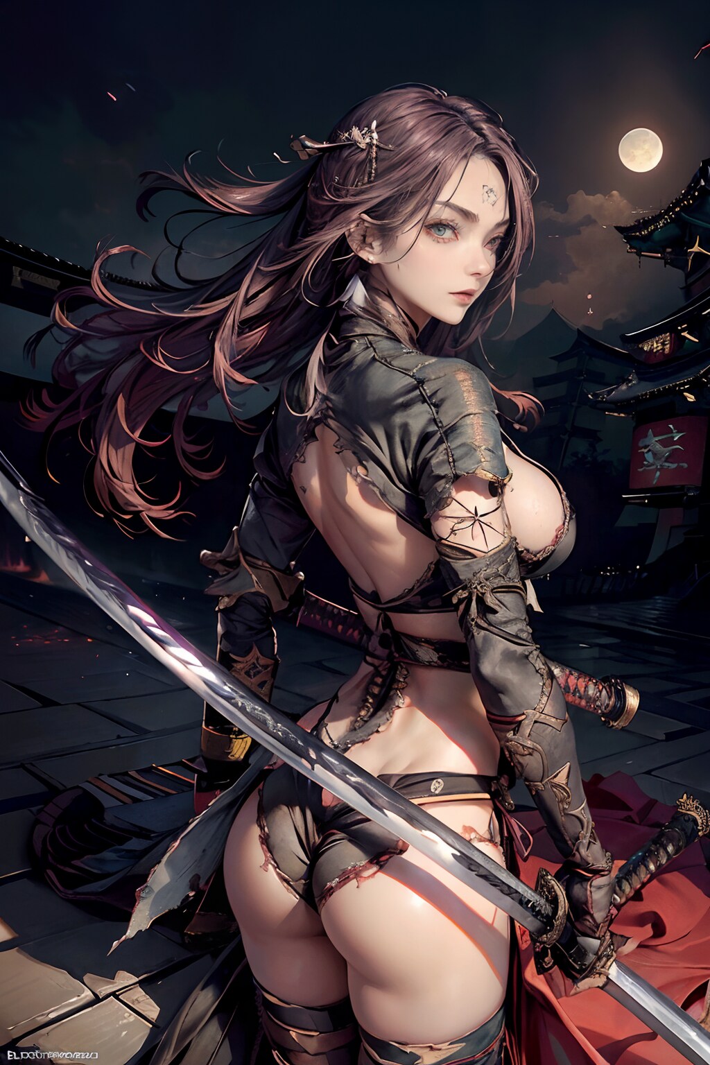cyberpank lady -還- ①