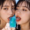 アイスをベロベロ 7枚目