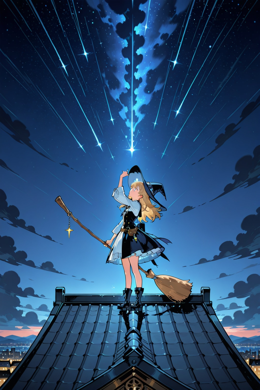 屋根の上の魔女