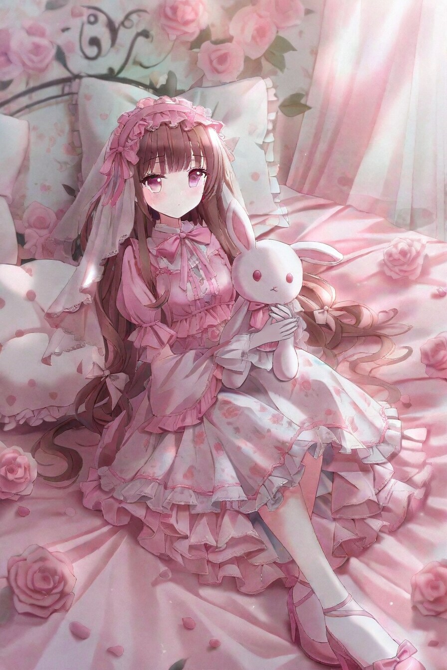 シンクレスピンクの花池 | の人気AIイラスト・グラビア