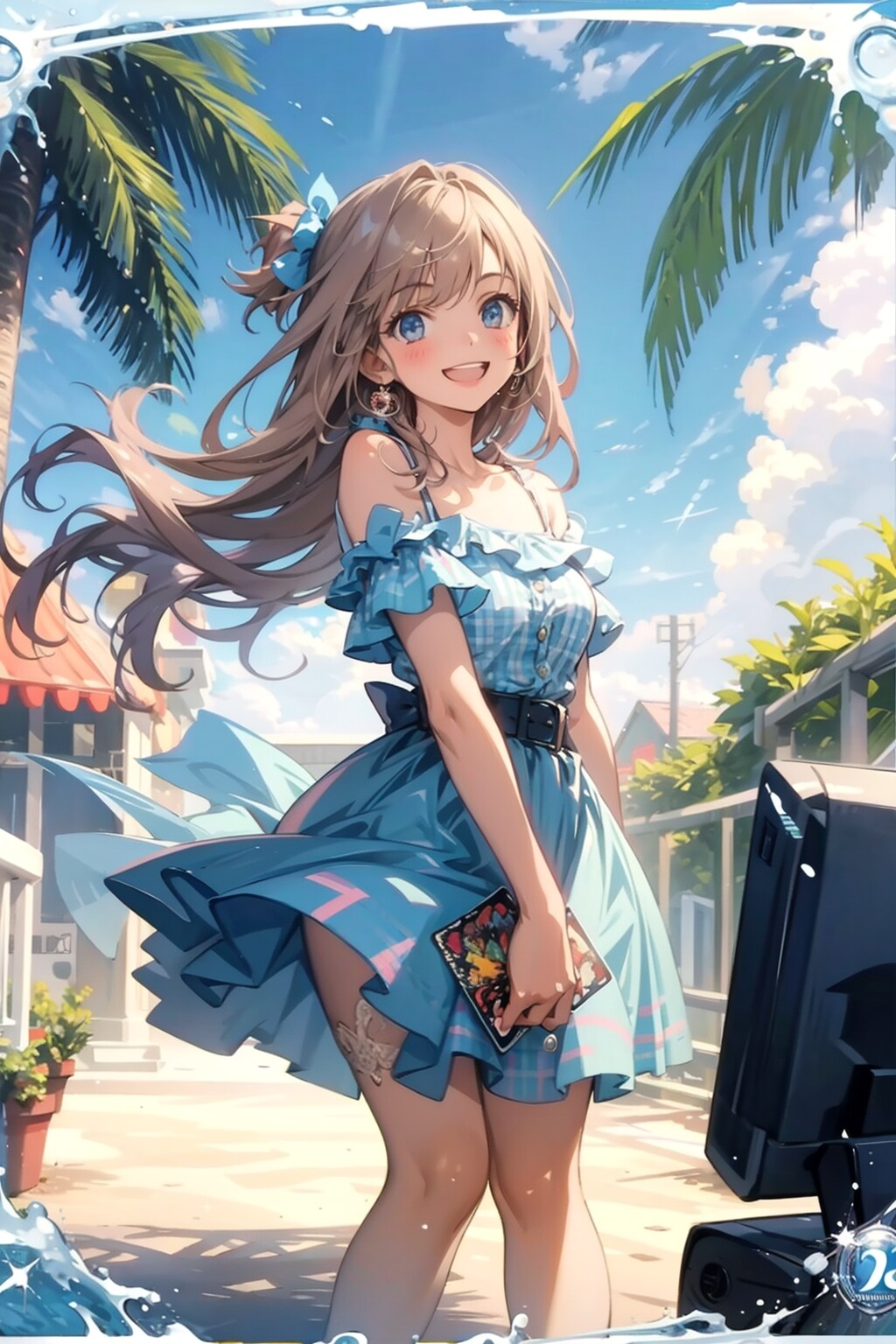 トレーディングカード　by #TOPAZ　縦長画像