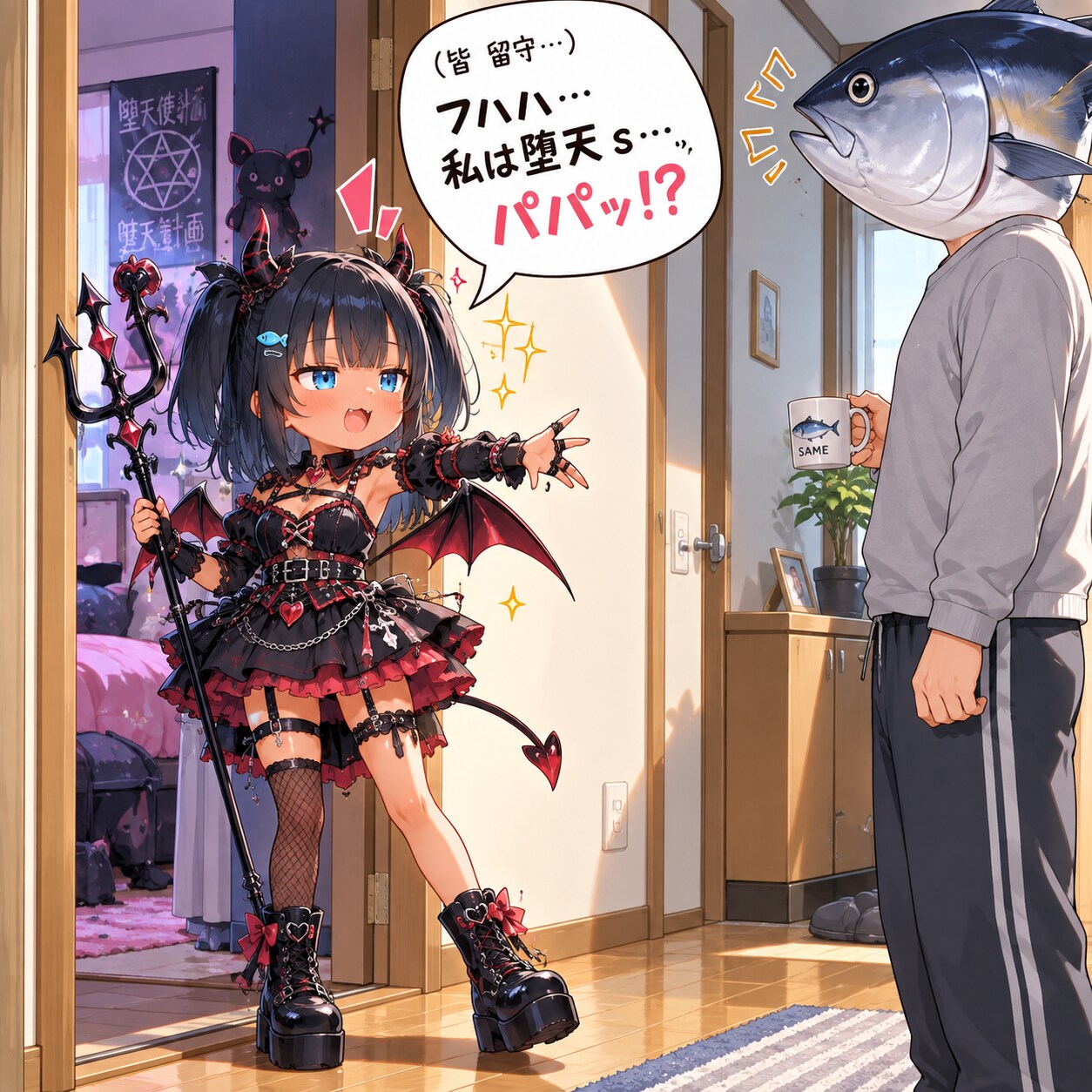 堕天使こなつちゃん | の人気AIイラスト・グラビア