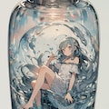瓶詰め少女 2枚目