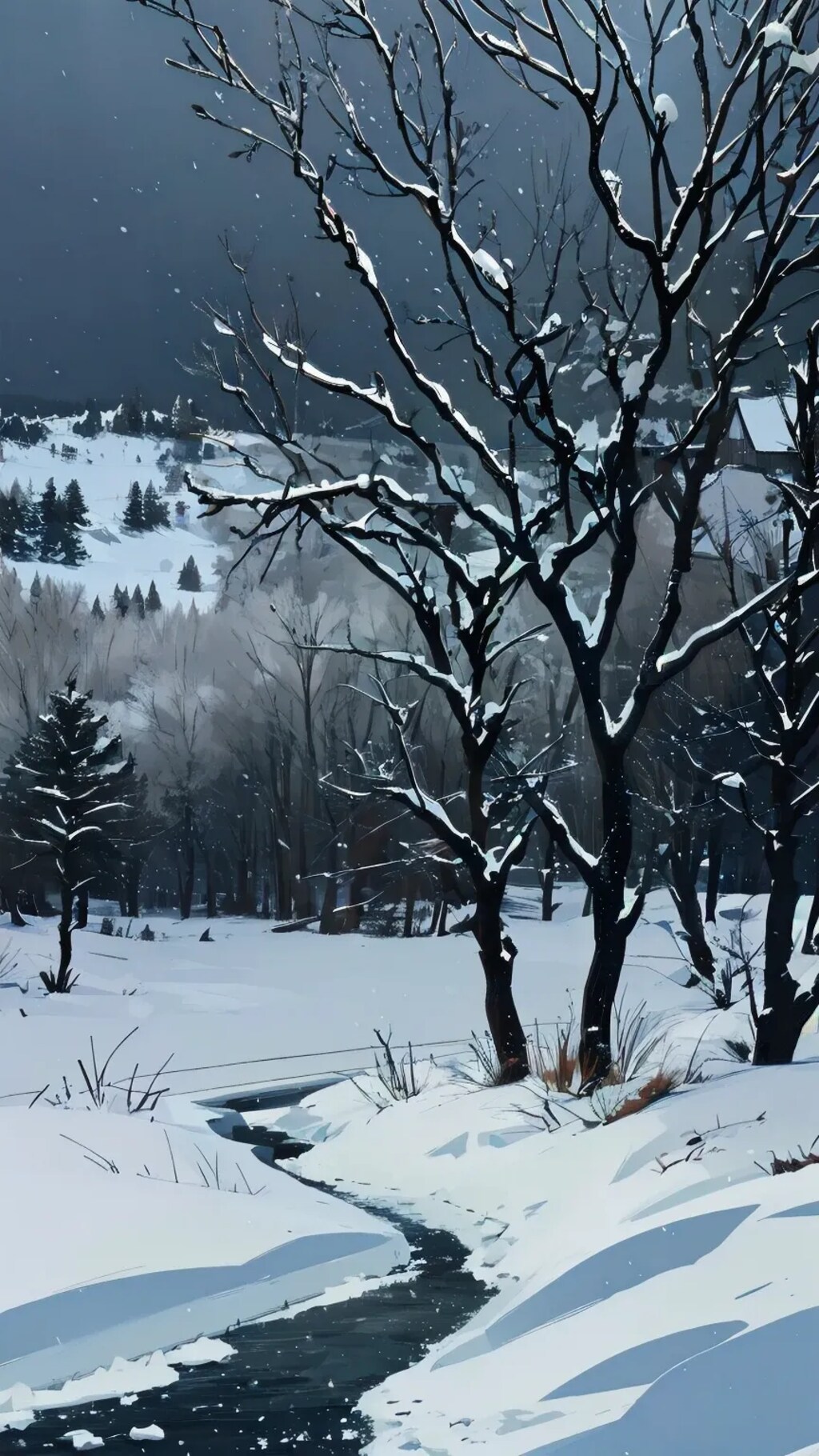 私は冬の張り詰めた冷たい空気が好きだ。